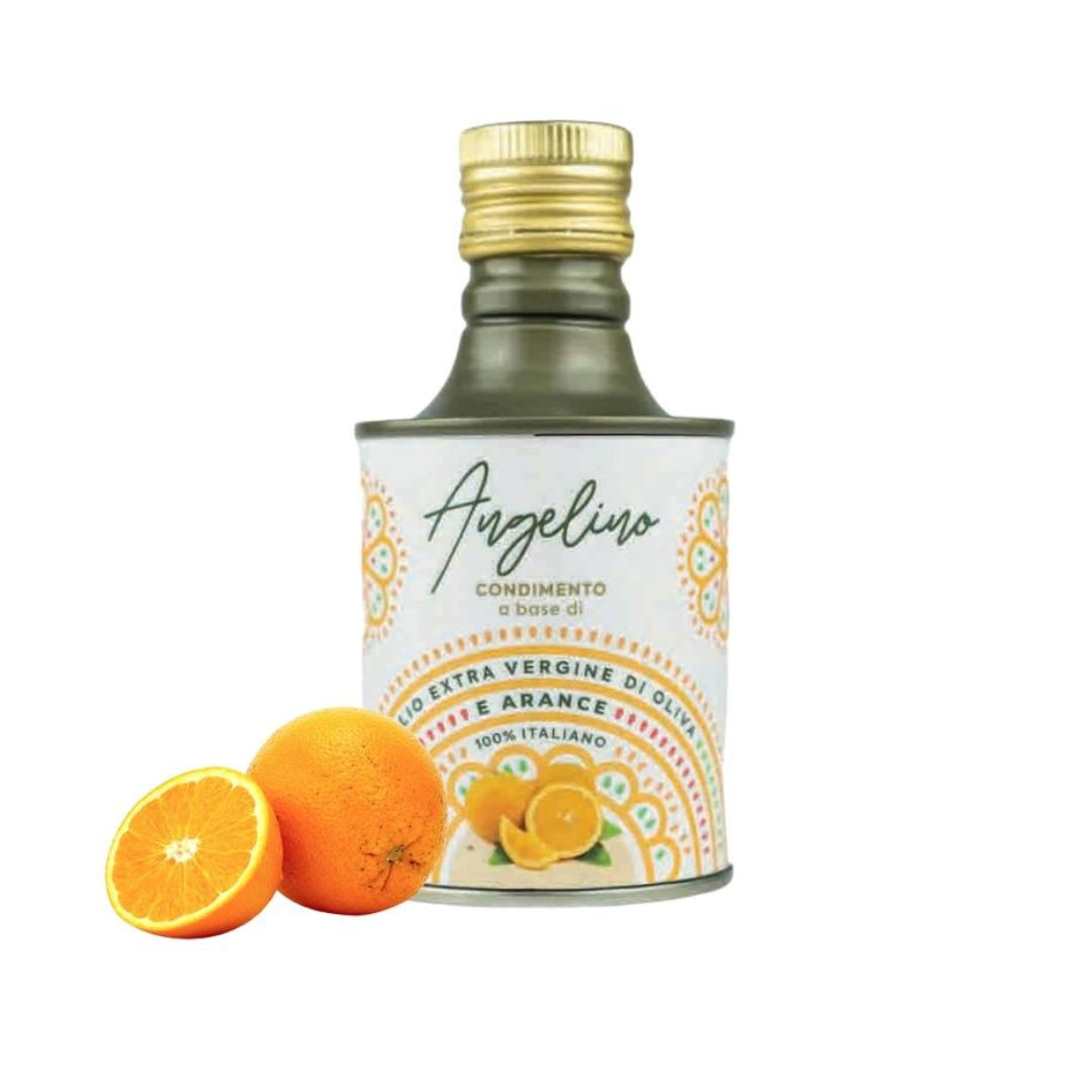 Extra Virgin Olive Oil Infused with Orange - Angelino 250ml - Puglia, Italy