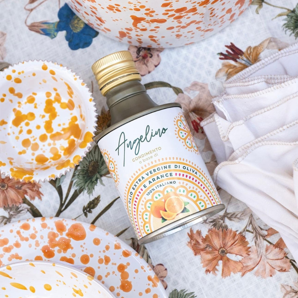 Extra Virgin Olive Oil Infused with Orange - Angelino 250ml - Puglia, Italy