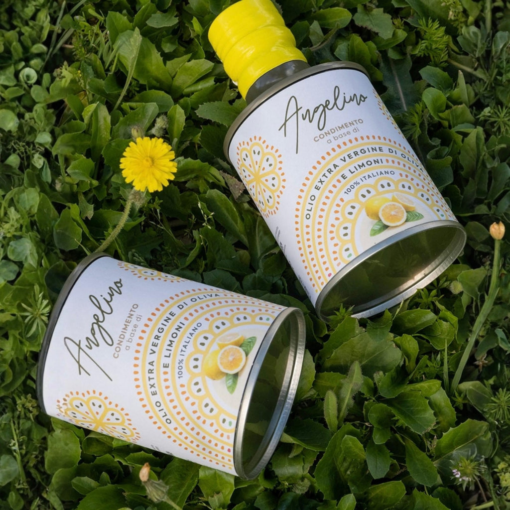 Extra Virgin Olive Oil Infused with Lemon - Angelino 250ml - Puglia, Italy