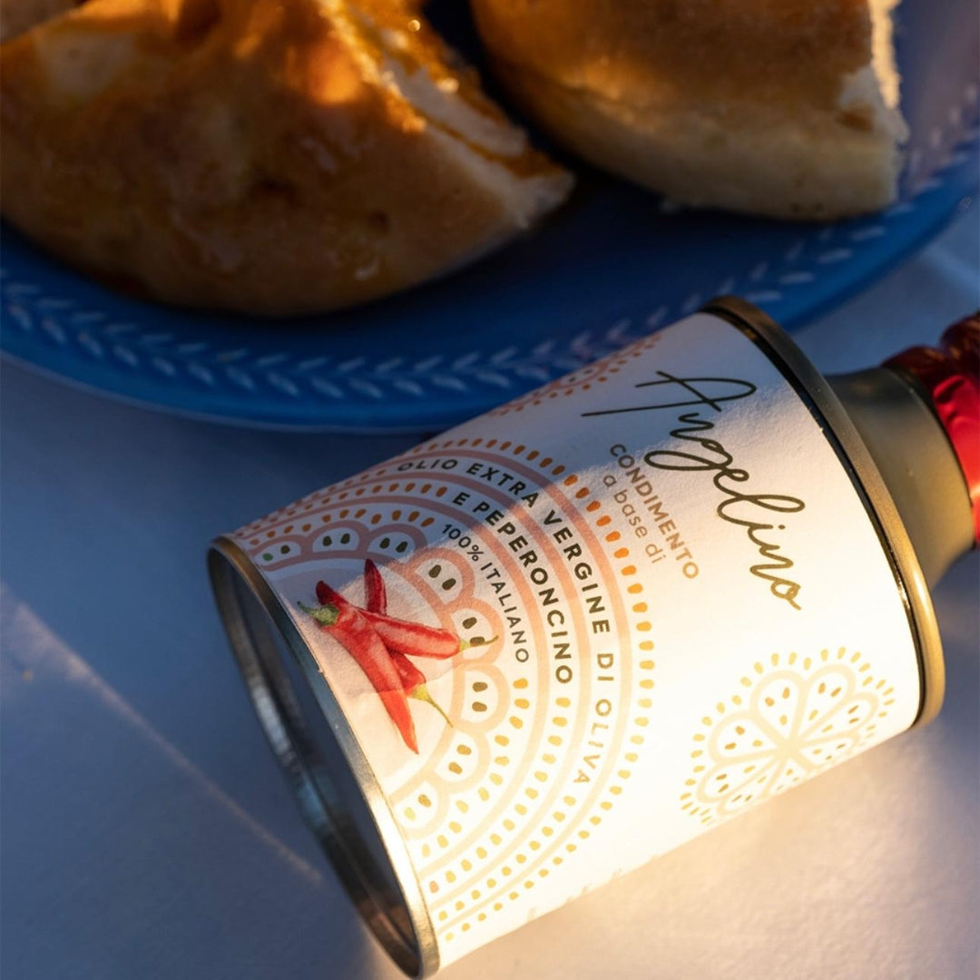 Extra Virgin Olive Oil Infused with Chili Pepper - Angelino 250ml - Puglia, Italy
