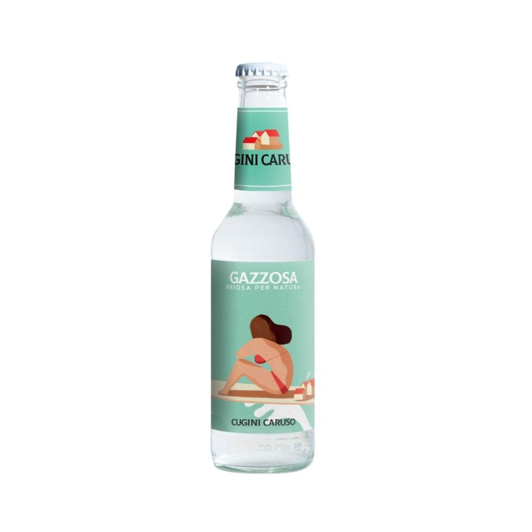 Natural Sicilian Gazzosa - Traditional Italian Sparkling Soft Drink - Made in Italy